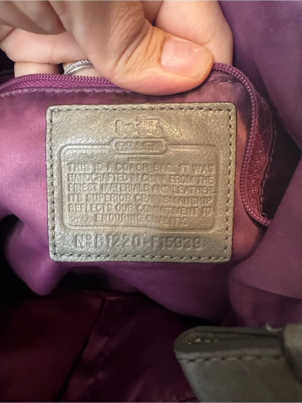 Coach Madison Sophia Satchel